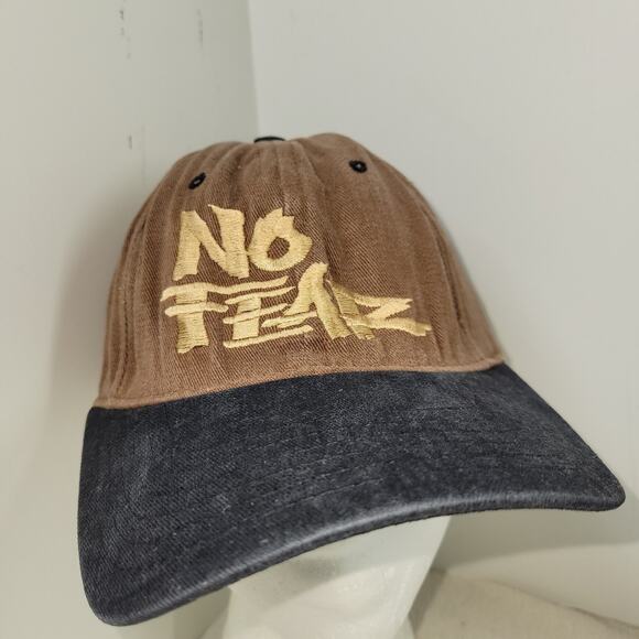 Vintage No Fear Hat Cap RN 86611 90s Made in USA Y2k Grunge Brown Snapback 90 - Picture 12 of 12